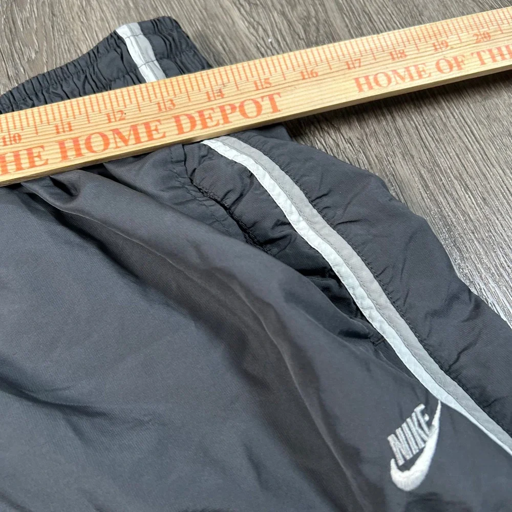 Vintage Nike Track Pants XL Black Windbreaker Mesh Lined 32